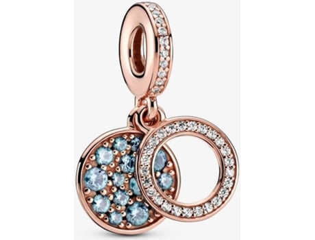 Charm PANDORA Disco (Plata - Dorado - Talla Única)