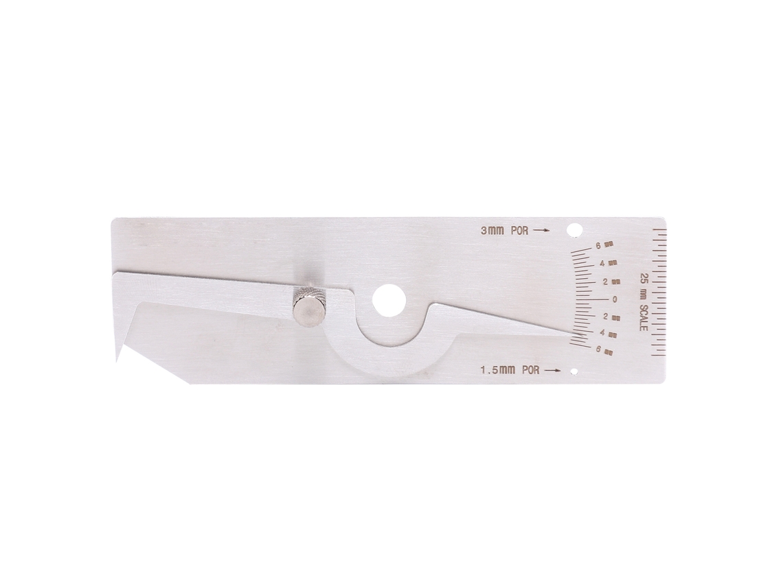Calibrador De Soldadura De Filete De Acero Inoxidable Para Inspección De Soldaduras, Calibre De Regla Para Pruebas.
