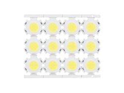 2026-12 Piezas Chips Led Cob Foco Emisor 5w 15‑17v Para Diy Spotlights, Downlights, Lámparas De Techo Luz Blanca