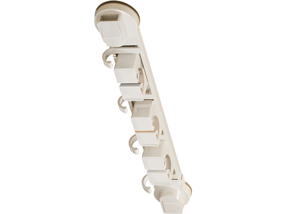 Soporte Del Mural Balai En Aluminio Sólido Y Duradero Para Baño, Cocina, Garaje.