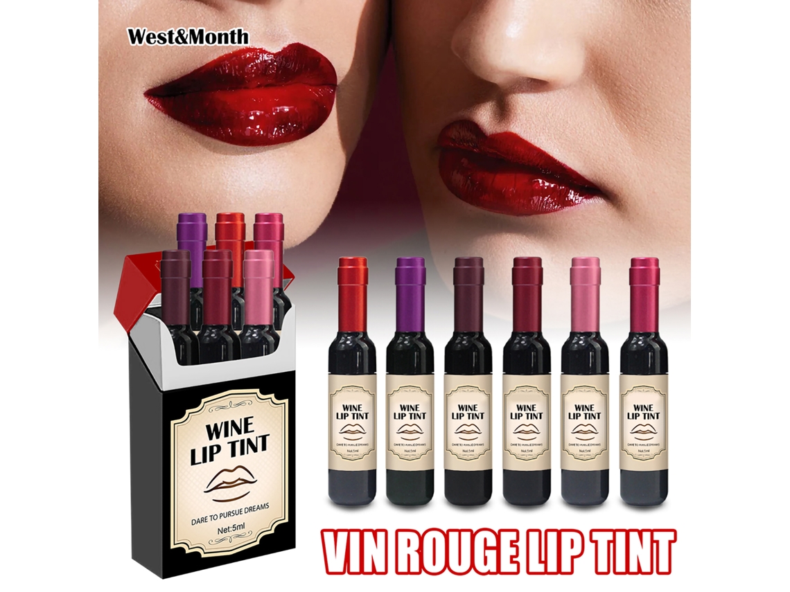 Labial Líquido De Vino (hidratante, Resistente Al Agua)