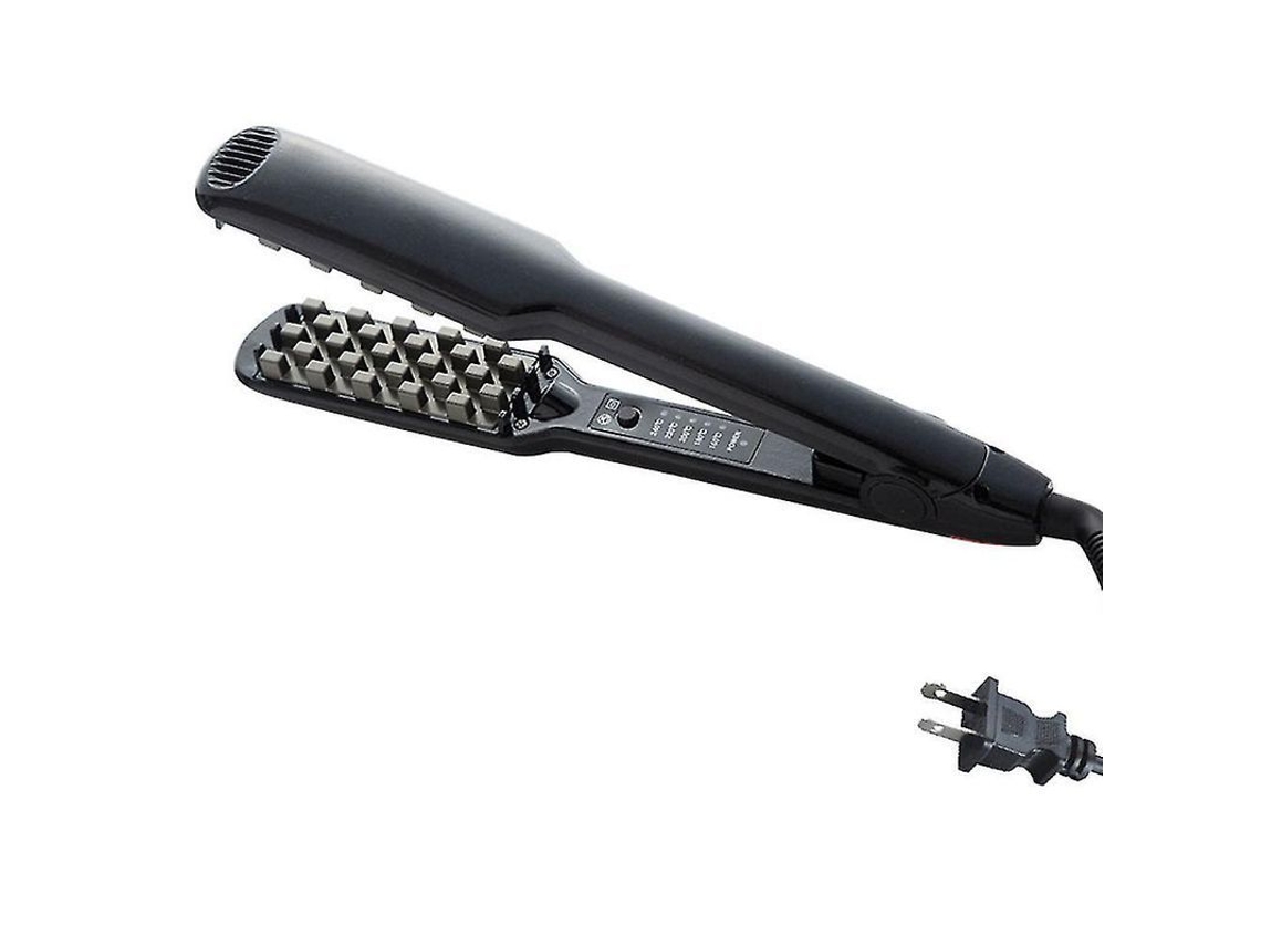 Plancha De Pelo Profesional Para Dar Volumen, Cerámica Turmalina, Ajuste De Temperatura, Cable Giratorio.