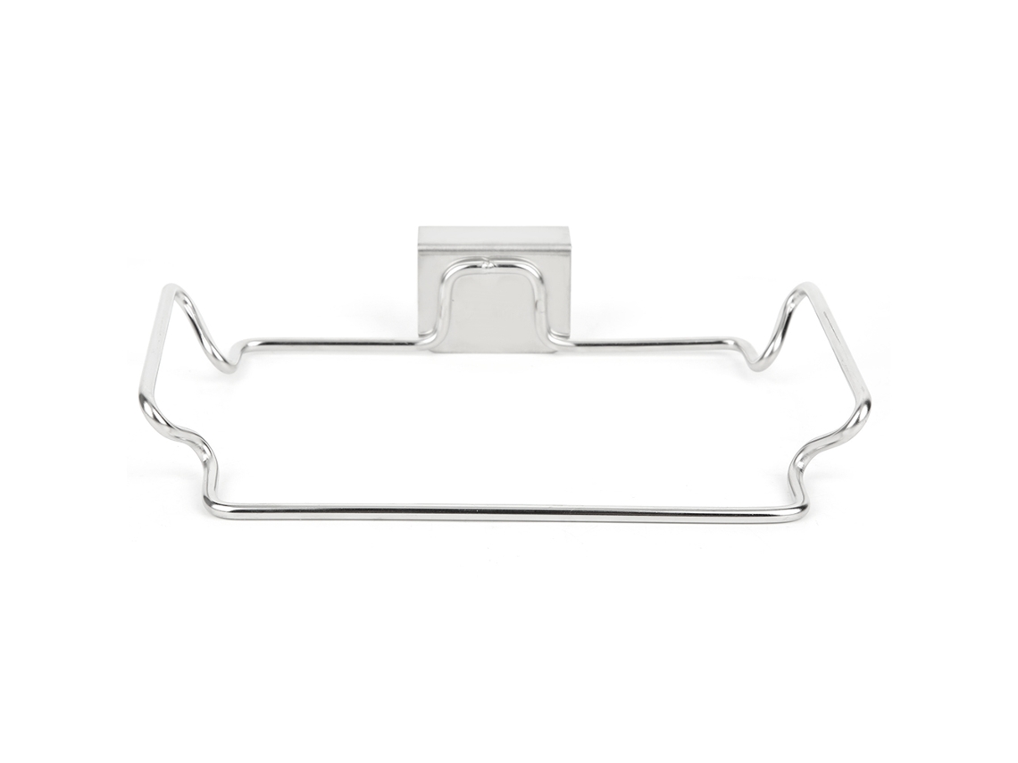 Soporte para bolsas de basura de una puerta, de acero inoxidable, para montar en la pared.