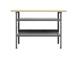 Banco de trabajo 120x60x85 Cm Acero Gris MAISON EXCLUSIVE