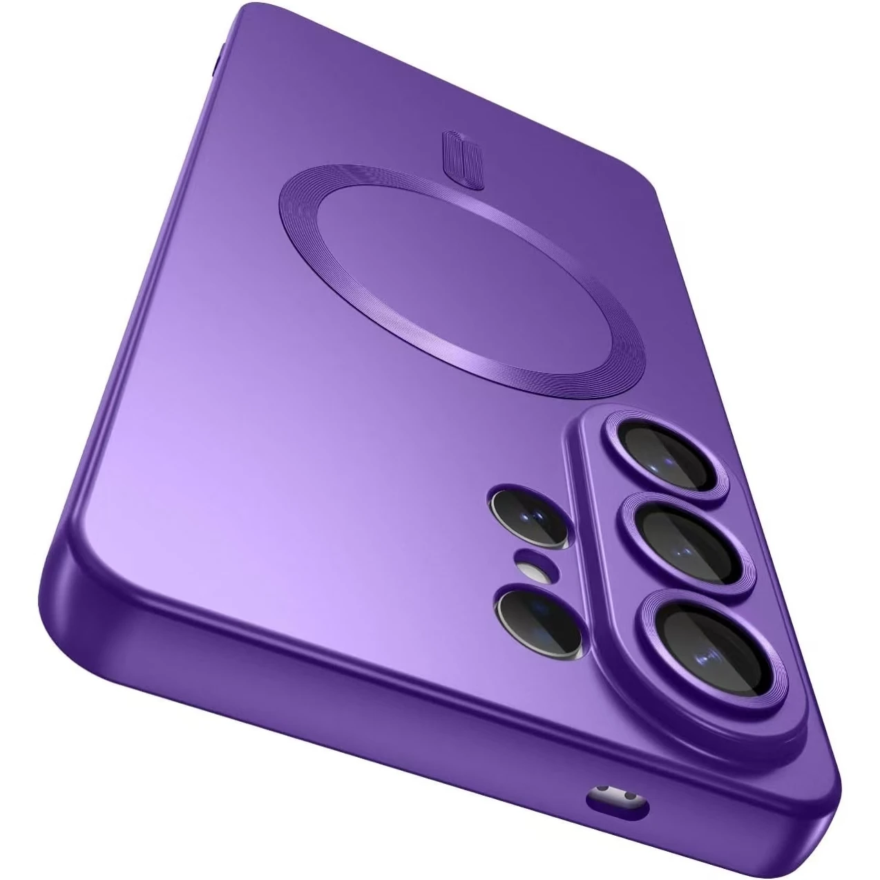 (galaxy S26 Edge Morado) Compatible Con Samsung Magsafe Funda Protectora Magnética Ultrafina De Tpu Suave