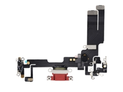 Conector de Carga Lightning para iPhone 14 con Micrófono Rojo CLAPPIO