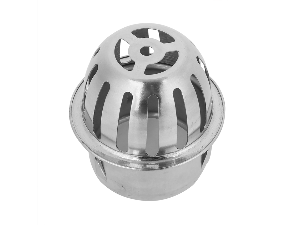 Desagüe de suelo redondo de acero inoxidable para baño, hogar, jardín, balcón, 75 mm