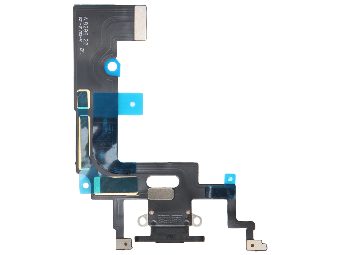 Cable Flexible De Repuesto Negro Para Conector De Datos Y Puerto De Carga Para Iphone Xr