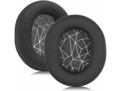 Almohadilla s de Ouvido para Steelseries Arctis 3/5/7 Negro / Blanco 1 Par