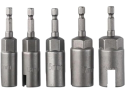 Juego De 5 Llaves De Vaso Tipo Mariposa De 11-19 Mm, Compatibles Con Taladros.