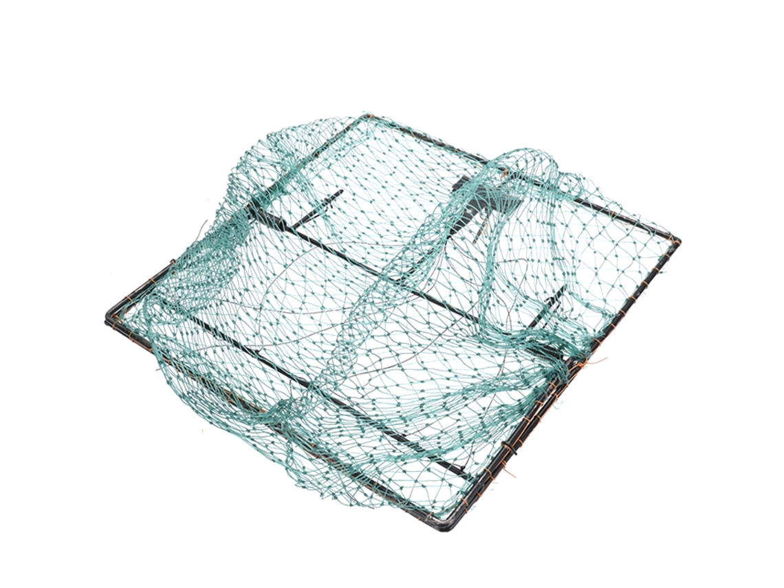 Trampa Humanitaria Para Aves, Fabricada En Polietileno Y Acero, Color Verde, 20-40 Cm.