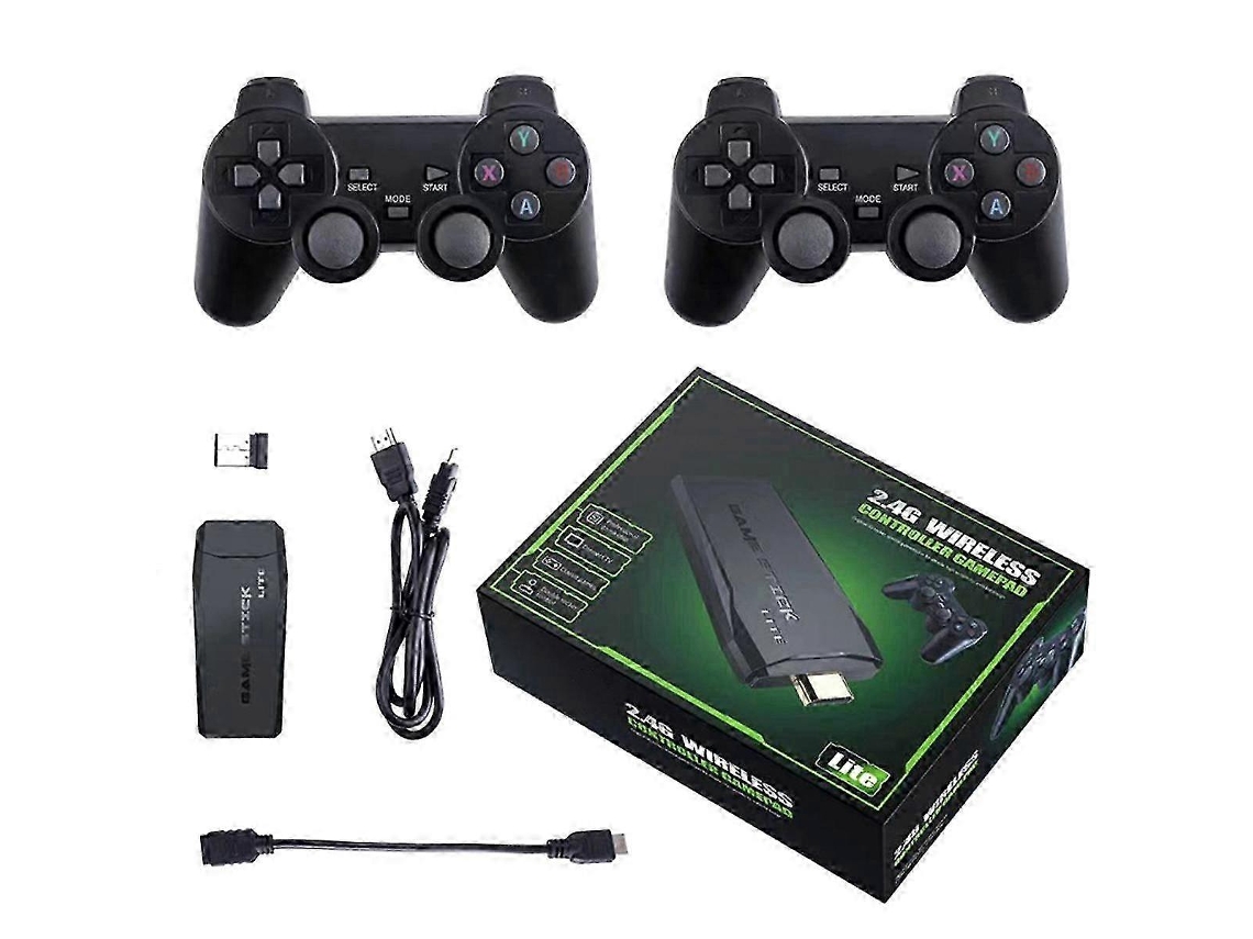 20000 Juegos 4k Consola De Juegos Retro Inalámbrica, Plug And Play Videojuego Stick Con 2.4g Wireless Con