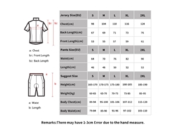Conjunto De Jersey De Ciclismo Para Hombre Manga Corta Y Pantalones Cortos Con Gel, Ropa Deportiva Mtb Transpirable Y Secado Rápido