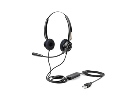 Urban Factory Usb Auricular Con Control Remoto Diadema Diadema Negro Usb Tipo-A