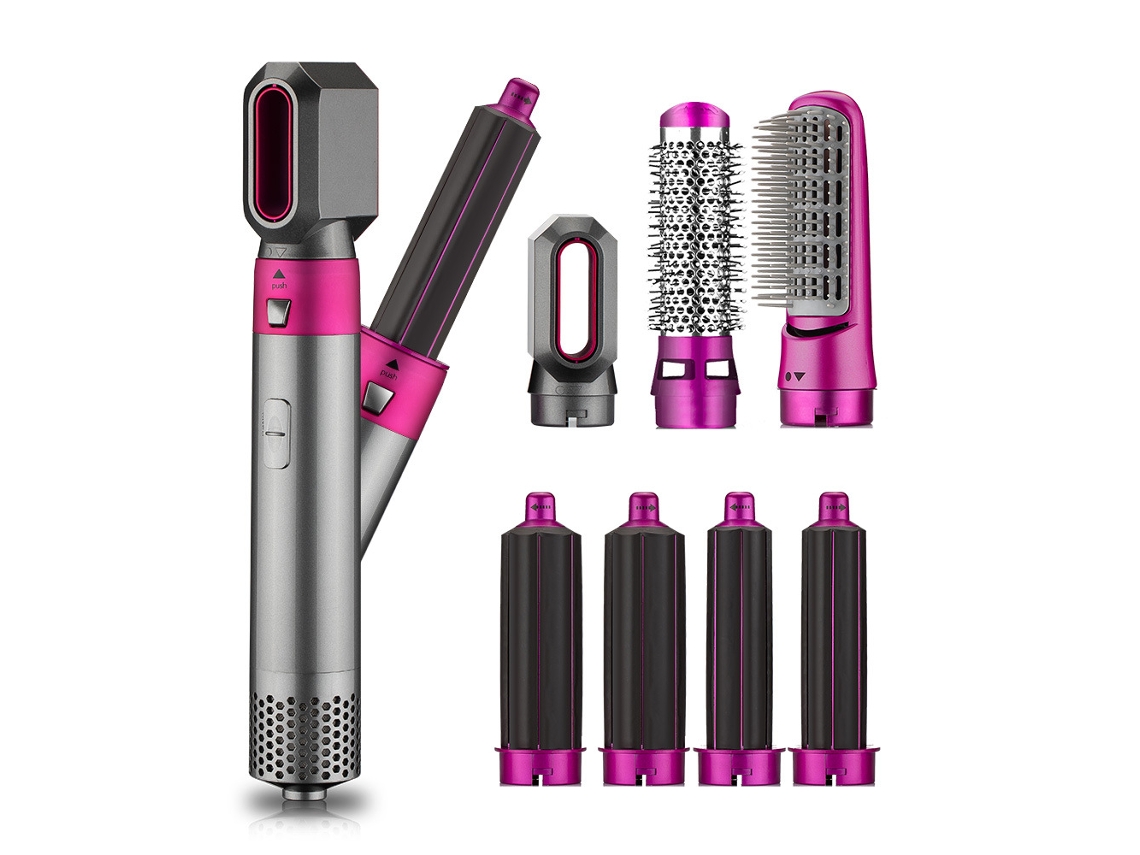 Secador de Pelo KARMADALE 7-in-1 multi-functional Rojo