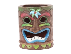 Portavelas con forma de cara de árbol tipo mueca B