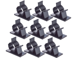 Paquete De 100 Clips Y Ganchos Adhesivos Para La Gestión De Cables.