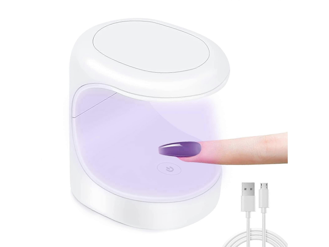 Mini lámpara UV para uñas de 16 W con luz LED, ideal para principiantes - LY EBIKE