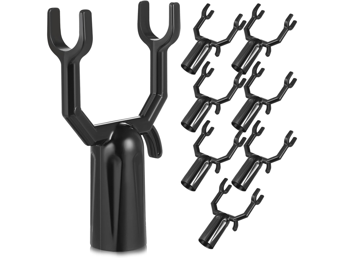 Soportes De Aleación De Aluminio Negro Para Ramas De Árboles Frutales, Juego De 8