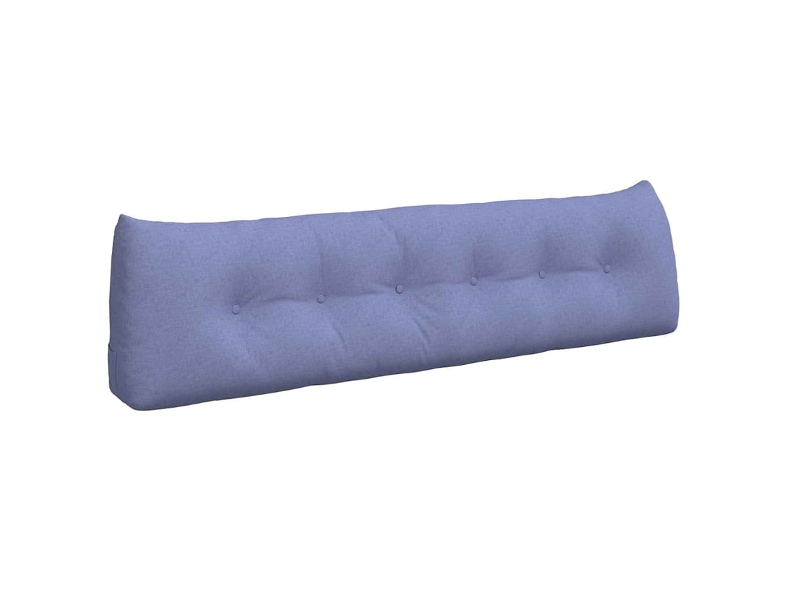 Cojín De Espalda Azul Jeans 180 X 24 X 50 Cm Tela