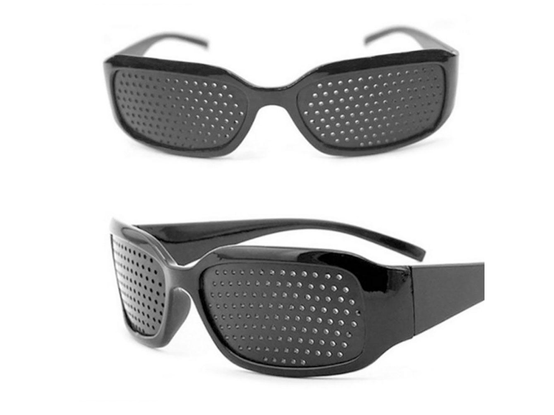 Gafas De Plástico Antifatiga Para Corregir El Ejercicio Ocular, Con Agujeros Pequeños, Para Deportes.