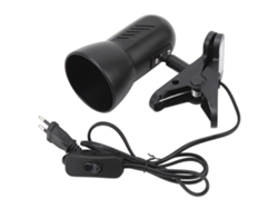 Lámpara de trabajo LED 2026 con pinza, cabezal giratorio de 360°, compatible con bombillas E27, luz de lectura con clip, Plug and Play.