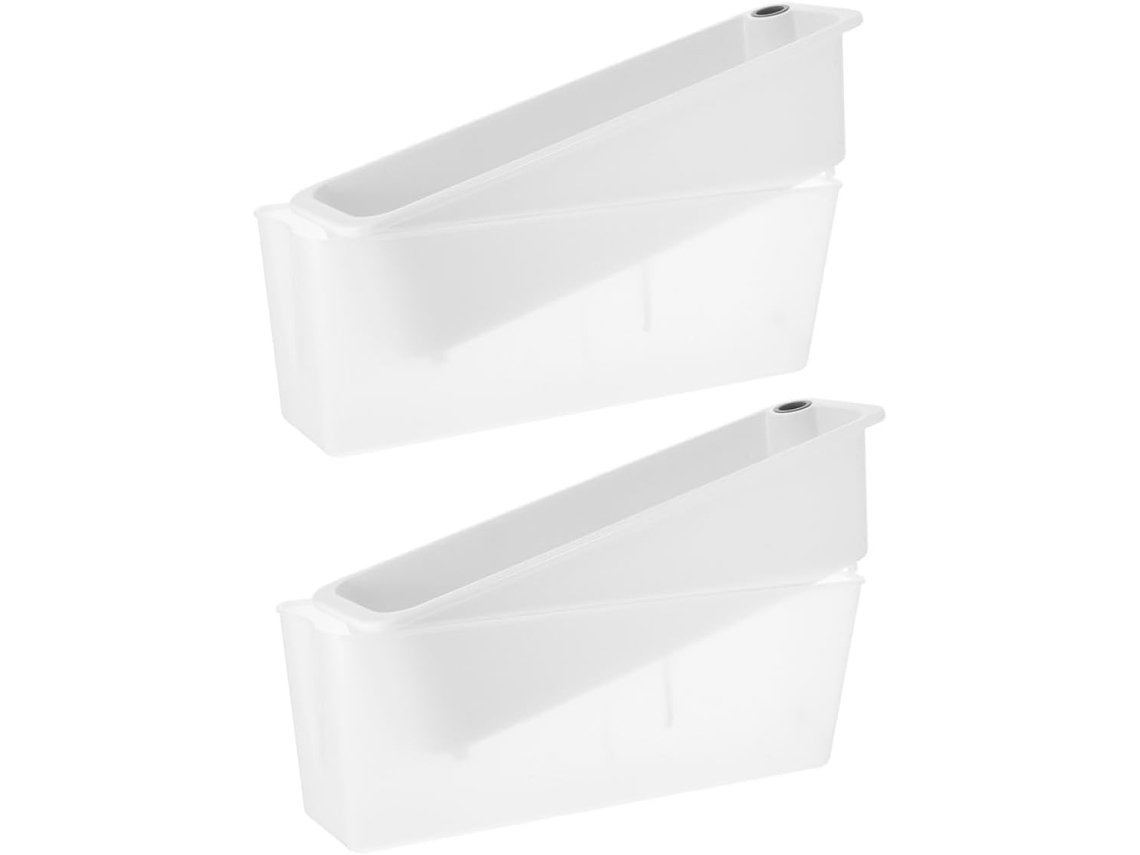 Macetero Rectangular Autorriego De 2 Piezas Para Balcón.