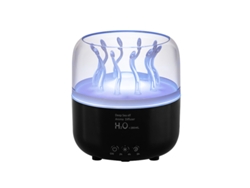 Rociador dinámico giratorio con lámpara de aromaterapia y humidificador MDUG (negro)