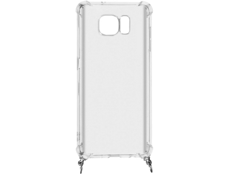Carcasa Samsung Galaxy S7 Edge AVIZAR Anillo Personalizable con Bisutería Transparente