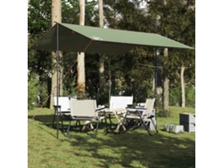 Lona de camping impermeable verde de 360x294 cm