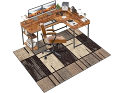 Alfombrilla Antideslizante Silla Gaming, Suelo Oficina, Duros, Protector Juegos, Suelos Hogar,, 90 X 120 Cm