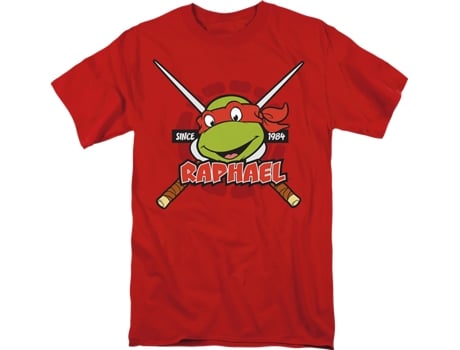 Camisetas Unisex DEEPSTONE Red Raphael Since 1984 Teenage Mutant Ninja Turtles Rojo (XXXL)