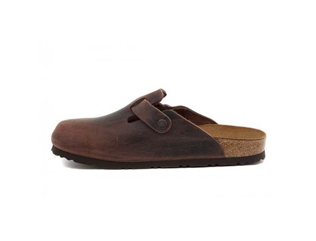 Zuecos BIRKENSTOCK Cuero Mujer (25.0 cm/39.0 eu/5.5 uk/8.5 us - Marrón)