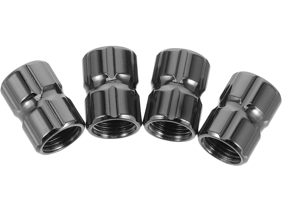 Juego De 4 Tapones Universales De Acero Inoxidable Para Válvulas De Neumáticos De Automóviles.