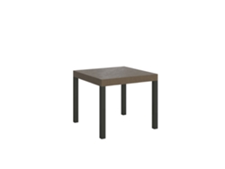 Mesa Extensible para Uso Diario 90/246x90 Cm Gris Tórtola con Patas Antracita Itamoby