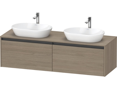 Mueble DURAVIT Ketho.2 bajo lavabo hueco para lavabo en ambos lados 1600x459x550mm K24889B