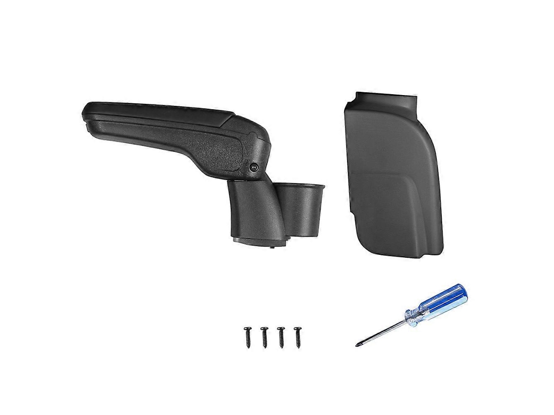Caja de almacenamiento para reposabrazos de consola central, negra, accesorios de interior Hengjian