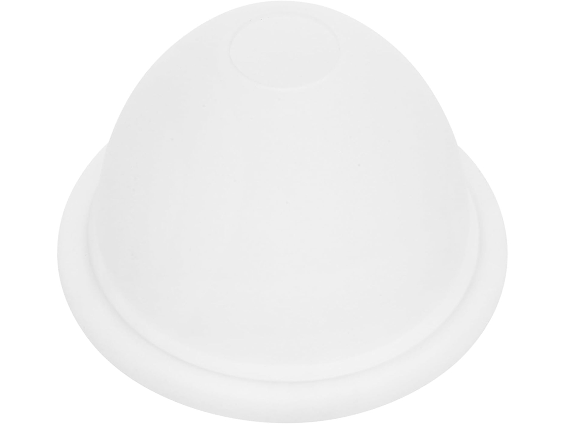 Lámpara Colgante De Cristal Blanco E27 Con Superficie Lisa Y Forma Única, Adecuada Para Una Cafetería U Oficina Moderna.