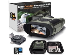 Óculos De Visão Noturna Com Lente Ir Vem Com Cartão De Memória Equipamento Tático Para Caça E Segurança Verde Facpoet