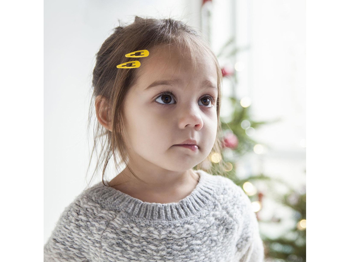 Pinzas Para El Cabello Coloridas Para Niños, Ideales Para Flequillos Y Para El Hogar - Juego De Pinzas De Plástico Recubiertas De Metal.