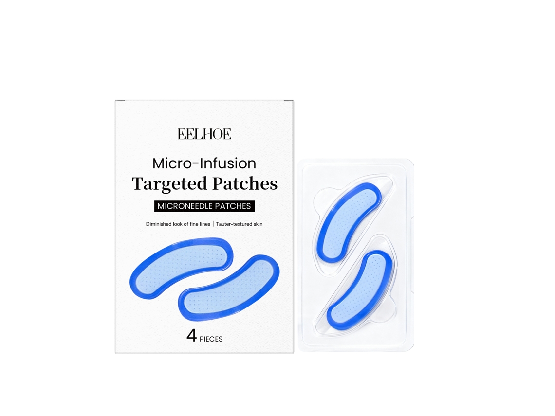 Parche reafirmante de microagujas para el contorno de ojos