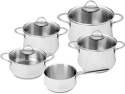 Batería de cocina SILAMPOS Monsaraz Glass (5 piezas)