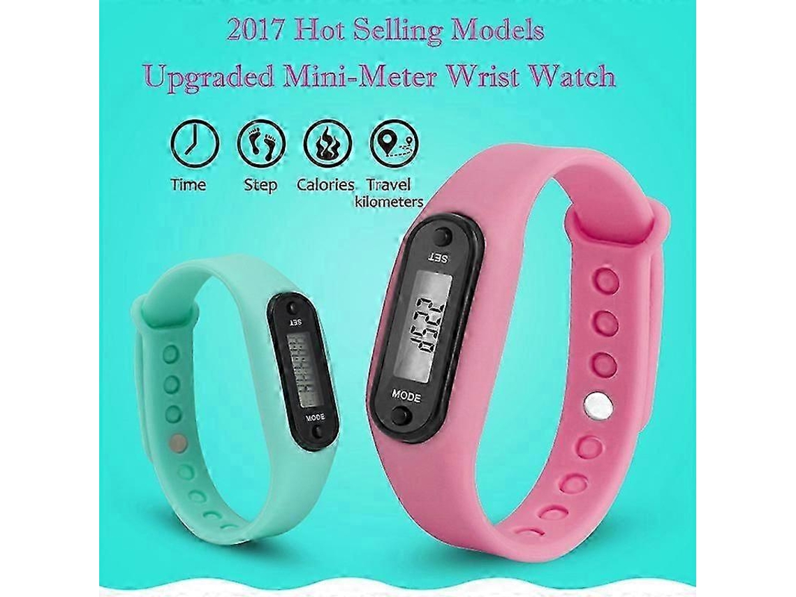 Reloj inteligente de fitness con contador de pasos y rastreador de actividad para adultos y niños, pulsera LCD Ly Ebike