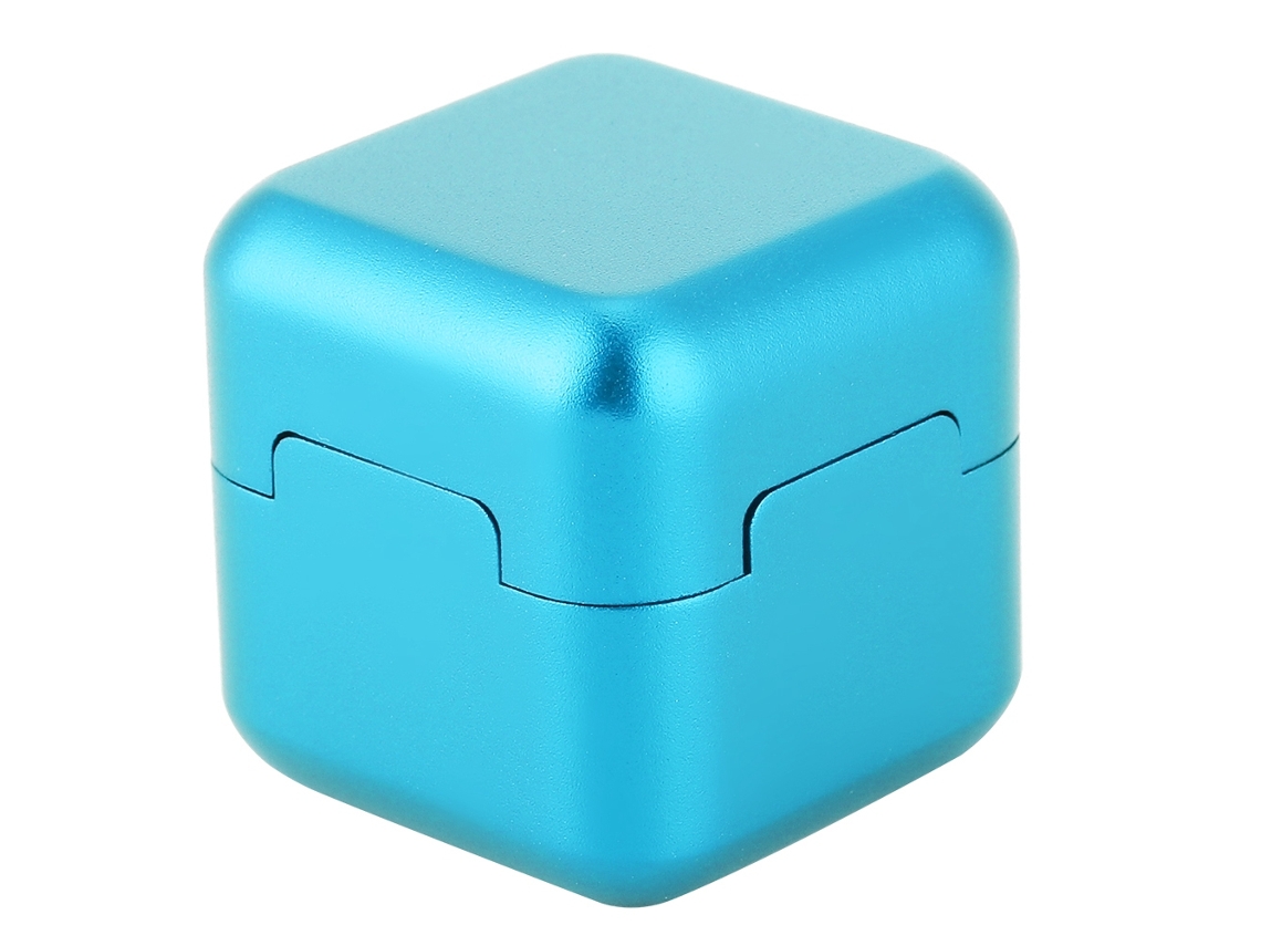 Vlrla-2026portátil Mini Porta Tiza Para Puntas De Tacos De Billar Pool Snooker Aluminio Azul