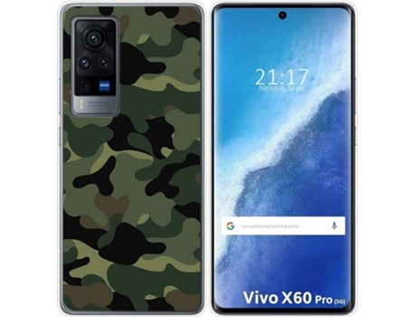 Carcasa Vivo X60 Pro 5G TUMUNDOSMARTPHONE Camuflaje Multicolor