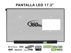 Pantalla LED de 17,3 pulgadas para portátil NE173FHM NZ6 V8.0 360 Hz FHD 40 pines compatible