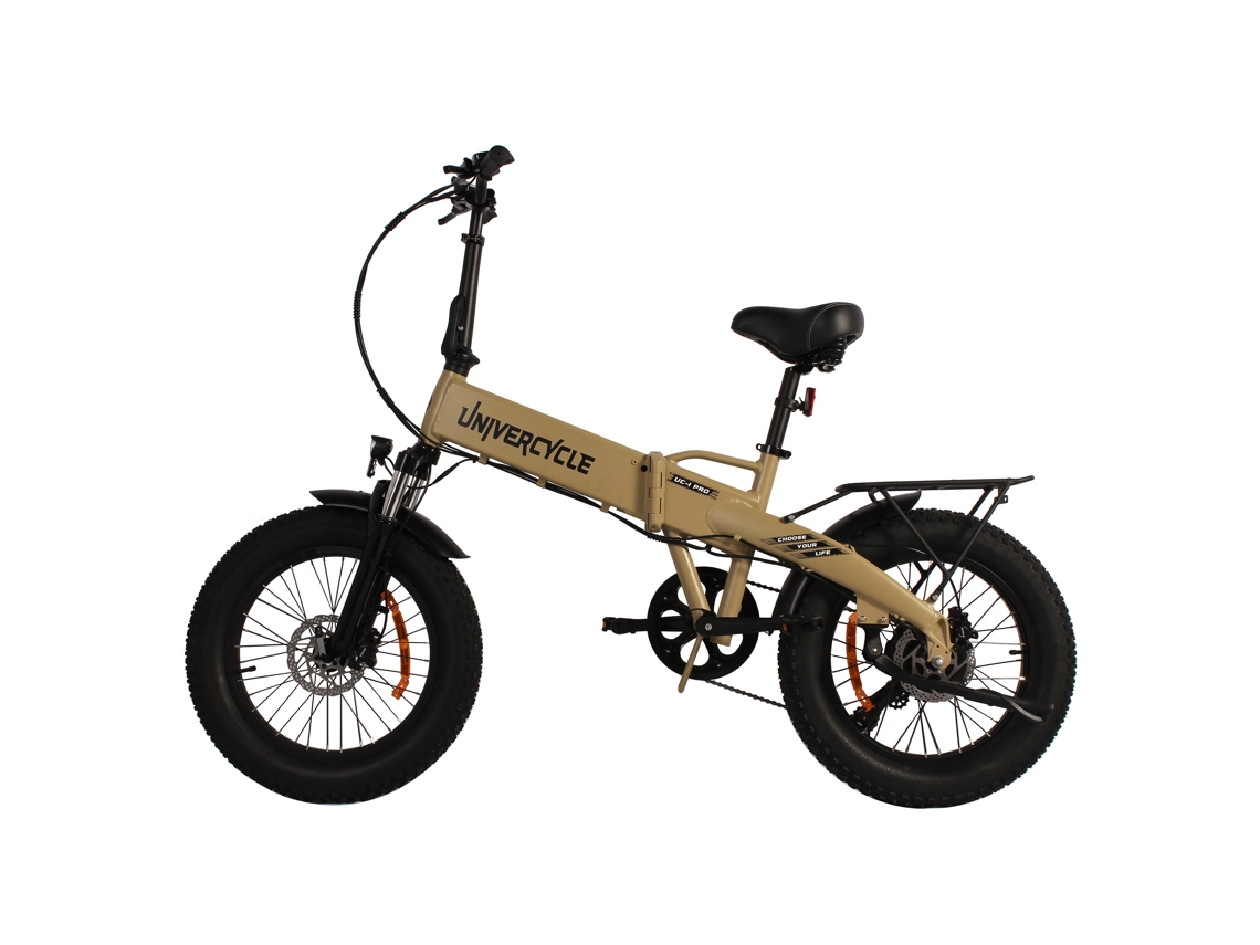 Bicicleta Eléctrica Univercycle B3 Marte De 20" Con Neumáticos Anchos – Batería De 48 V Y 13 Ah, Motor De 250 W