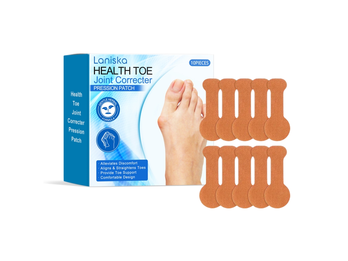 Parche corrector de la articulación del dedo del pie