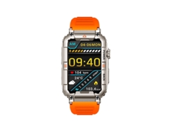 Reloj Inteligente KR88 1,57 Pulgadas Bluetooth Llamada Oxímetro Podómetro Despertador Deportes Impermeable Plata GODTVAGT