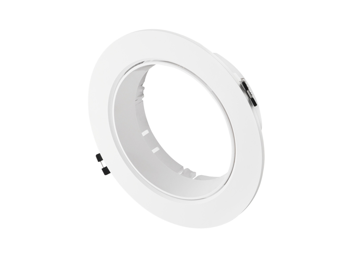 Aro Downlight Empotrable Circular Direccionable para Bombilla LED GU10 AR111 Corte Ø135 mm LEDKIA
